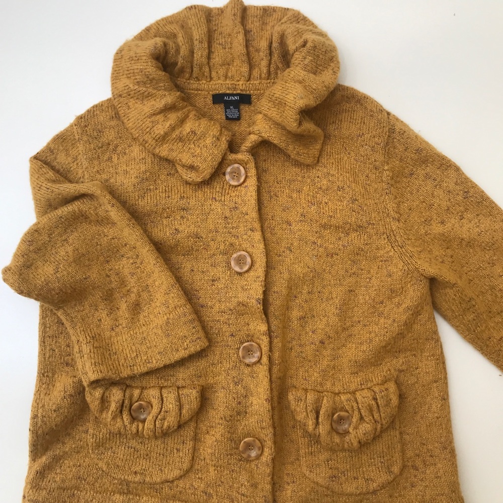 Mustard knit sweater